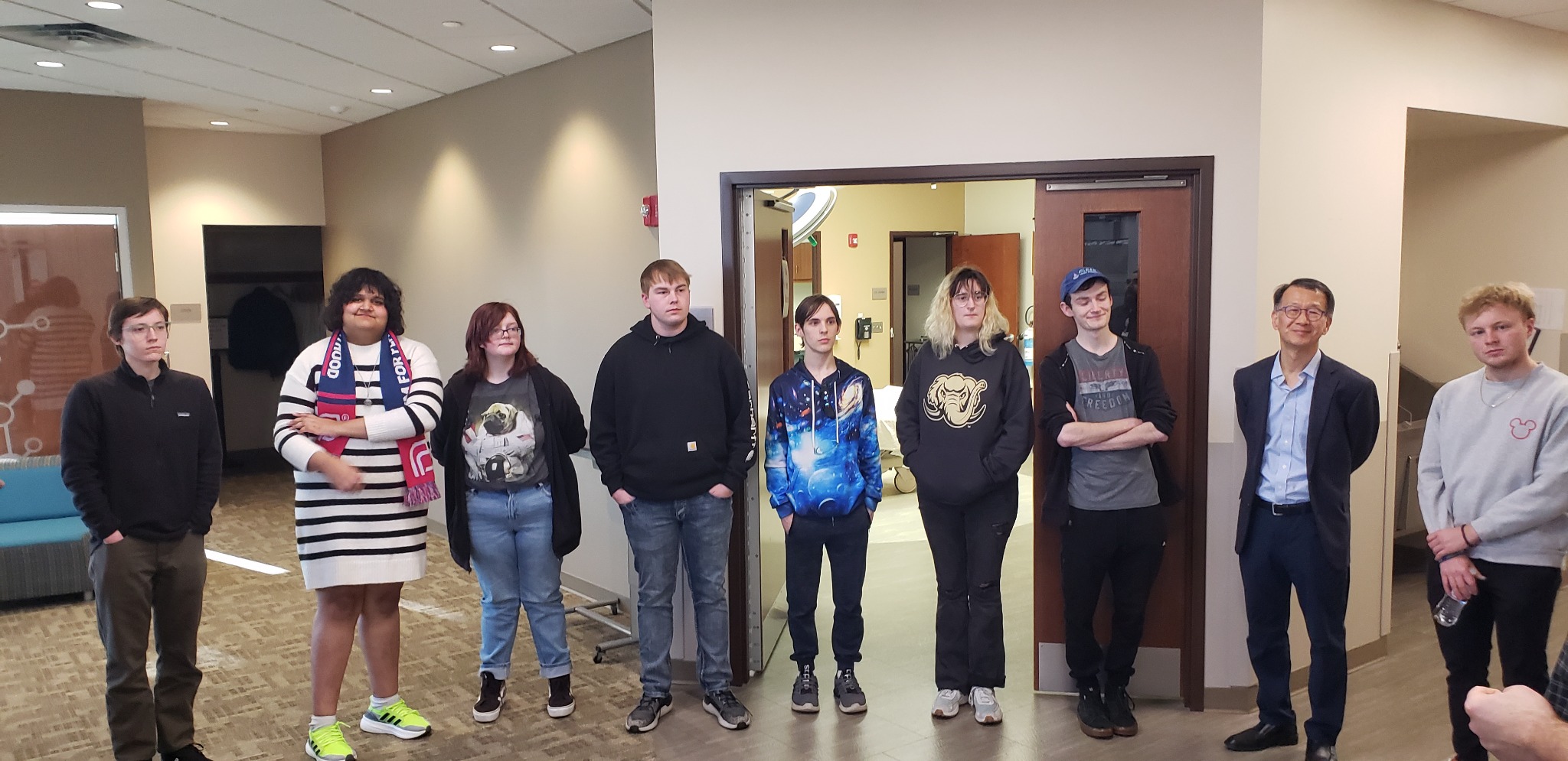 PFW ACM students visiting the Parkview Mirro Center